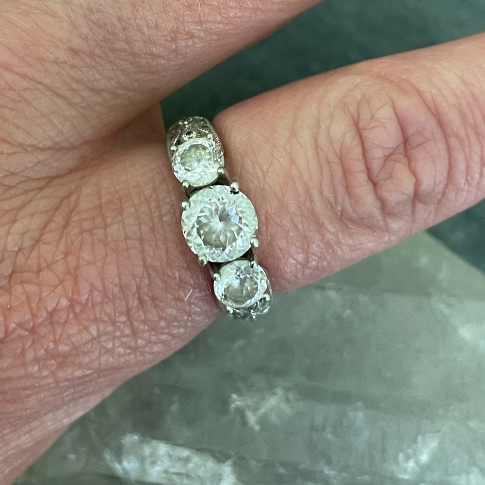 Tacori IV sterling silver trinity ring 7 - Picture 5 of 14
